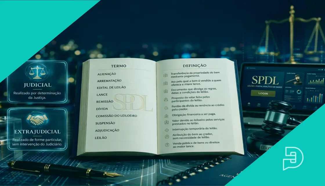 Glossário do Leiloeiro: Termos e Definições de Leilões Judiciais e Extrajudiciais
